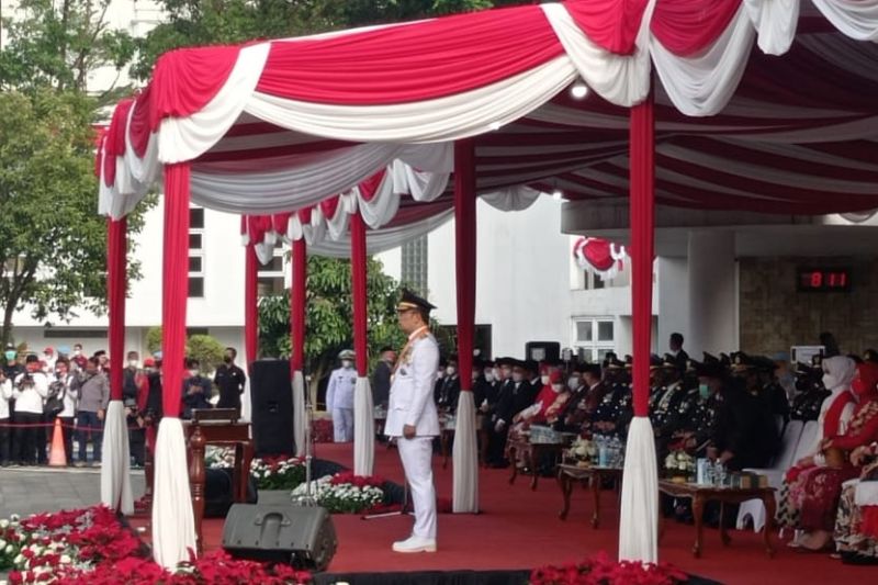 Ridwan Kamil sampaikan prestasi yang diraih Jawa Barat saat HUT ke-77 RI