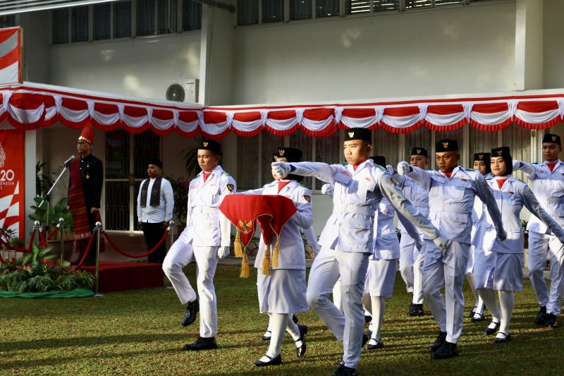 Peringatan HUT RI ke-77 di KJRI Penang