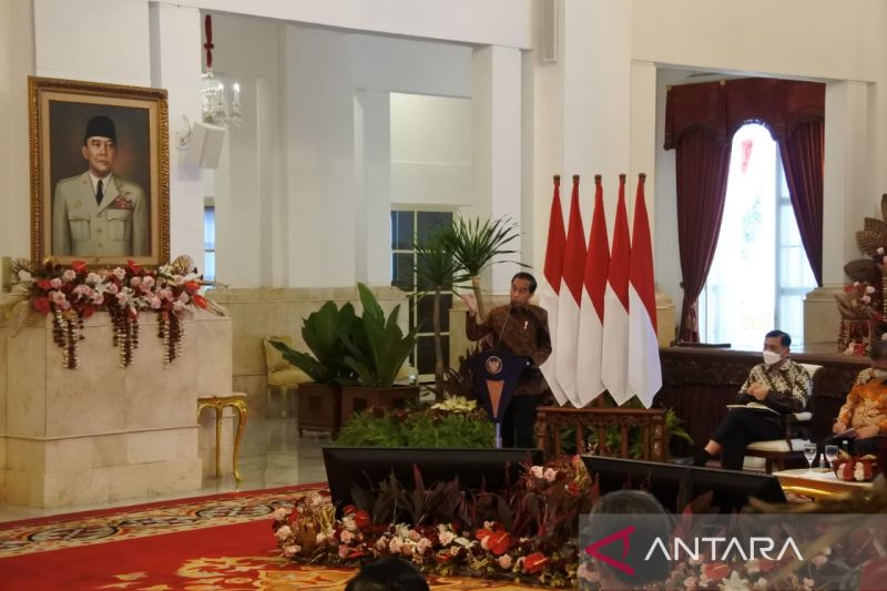 Presiden Joko Widodo minta menteri segera kendalikan harga tiket pesawat