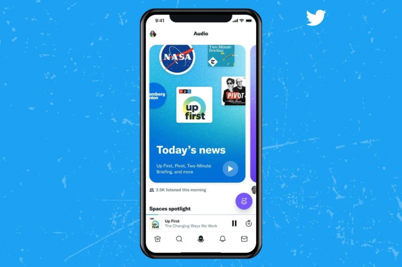 Twitter akan hadirkan Podcast jadi bagian layanan Tab Spaces
