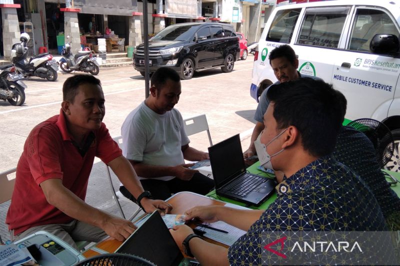 Pedagang pasar di Kudus menikmati bayar iuran JKN dengan mencicil