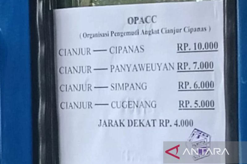 Dishub Cianjur belum sesuaikan tarif baru angkutan umum