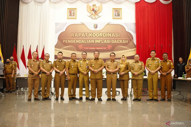 Gubernur Lampung Gelar Rapat Pengendalian Inflasi Daerah