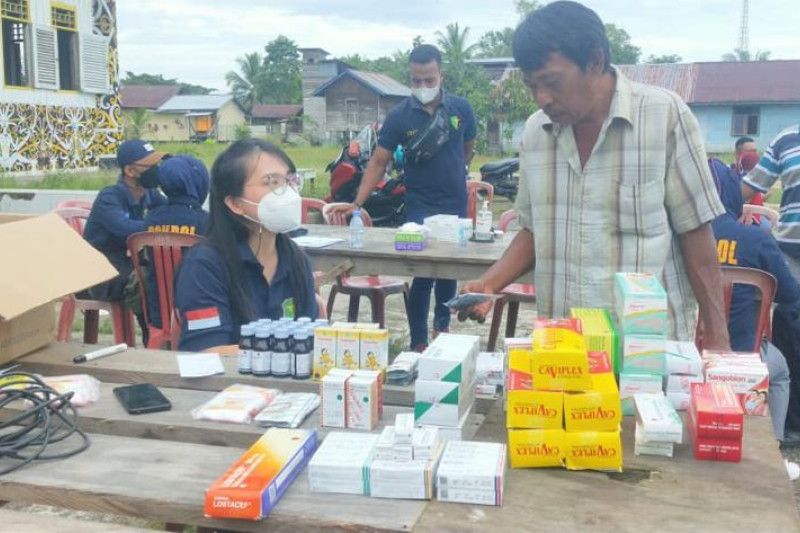 Polda Kalimantan Utara gelar pelayanan kesehatan gratis di pedalaman