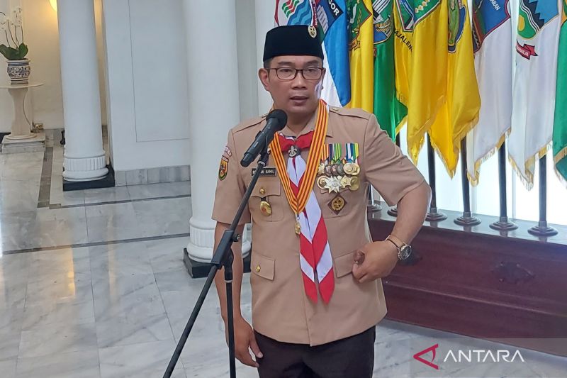 Gubernur Ridwan Kamil minta Pramuka ikut bantu penanganan bencana