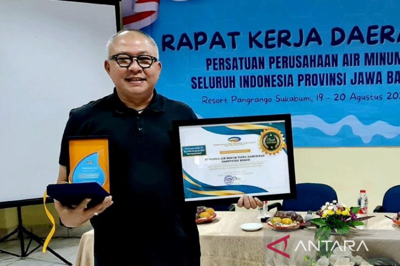 Tirta Kahuripan dinobatkan BUMD Air Minum terbaik di Provinsi Jawa Barat