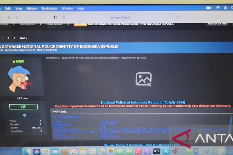 Polri pastikan 26 juta dokumen bocor itu data 2016