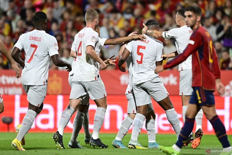 Spanyol ditaklukkan Swiss skor 1-2