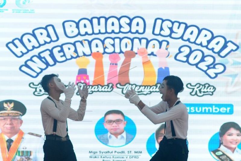 Peringatan Hari Bahasa Isyarat di Palembang