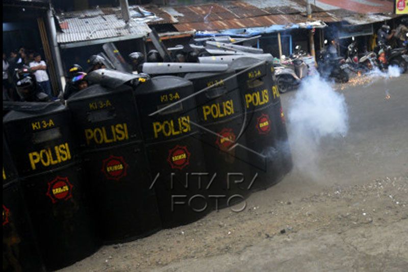 Ricuh eksekusi rumah di Makassar