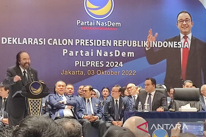 Surya Paloh klaim PKS dan Demokrat akan menyatu soal Anies jadi capres 2024