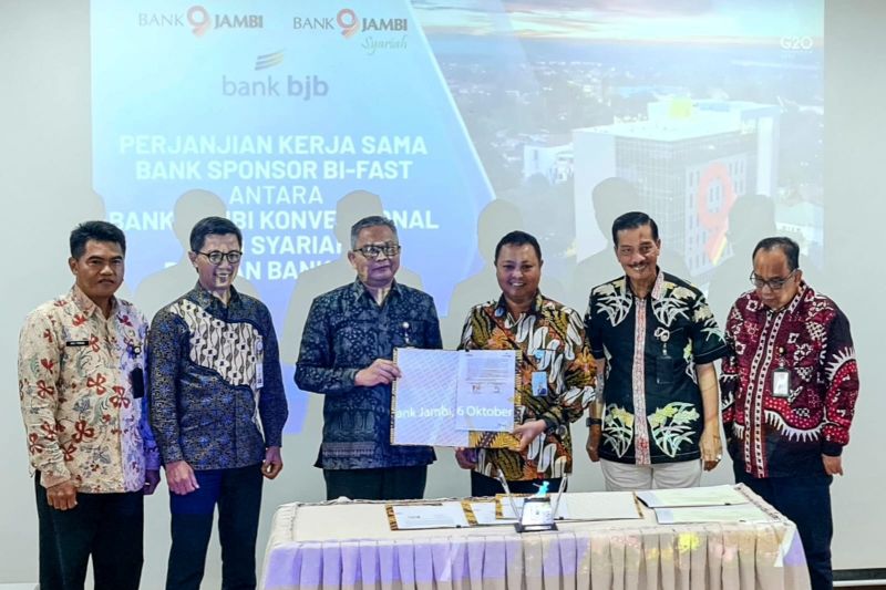 Bank Jambi kerja sama dengan BJB jadi bank sponsor penerapan BI-Fast