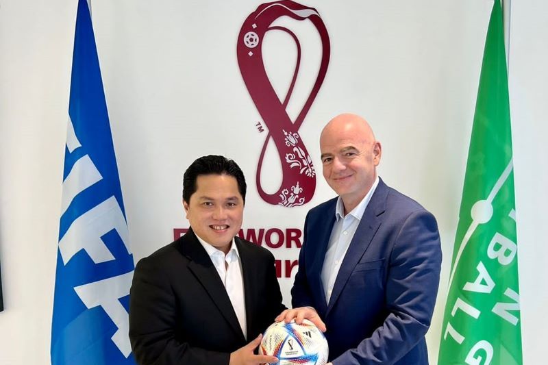 Erick Thohir sebut Presiden FIFA ke Indonesia pada 18 Oktober