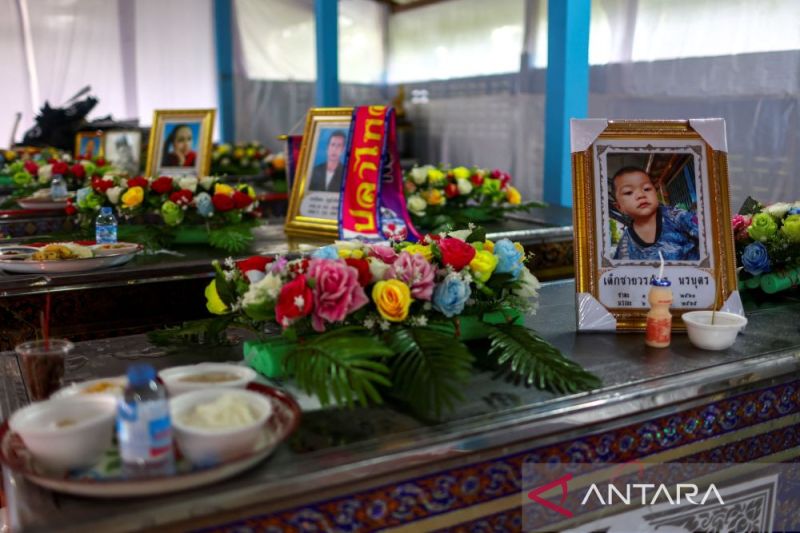 Perjalanan terakhir korban pembataian massal di Thailand