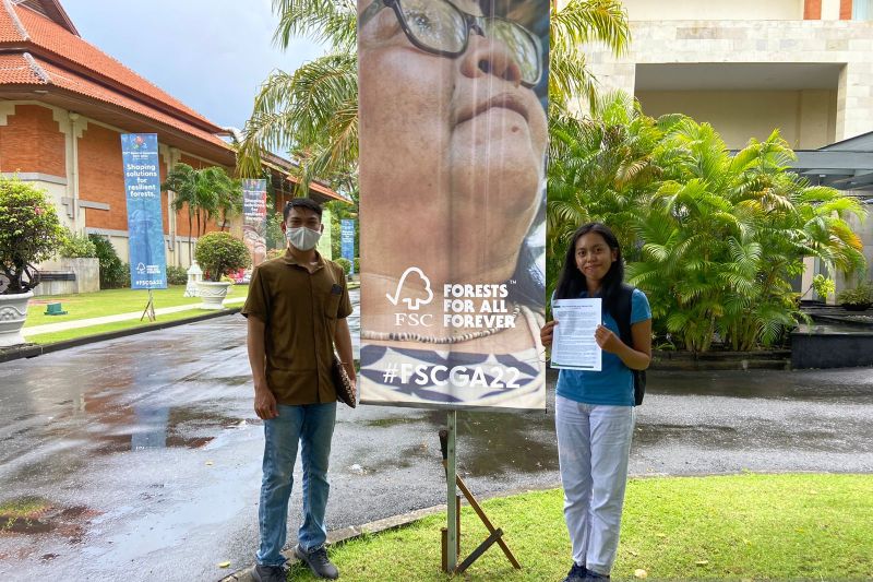 Mahasiswa Bali mempromosikan kesadaran lingkungan di tengah Sidang Umum FSC