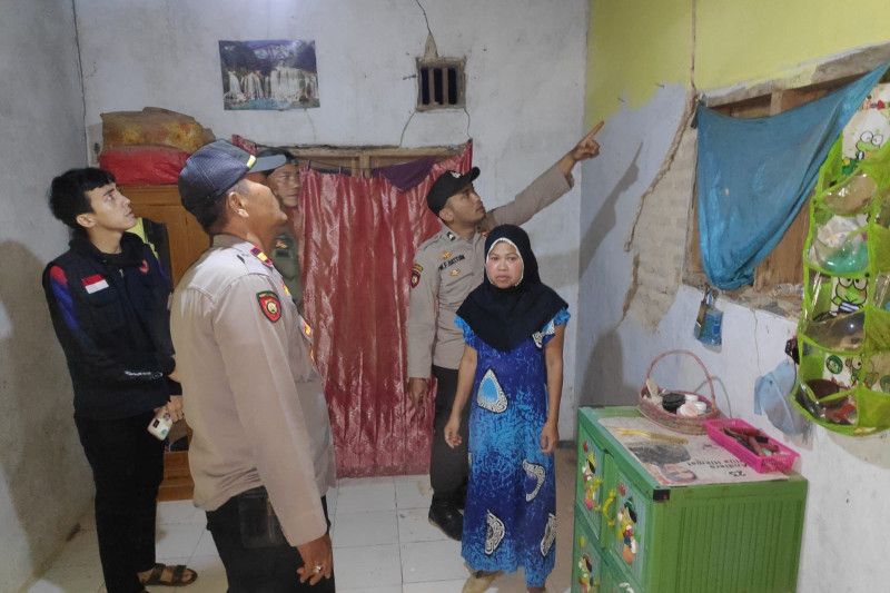 Polda Banten catat empat rumah rusak di Lebak pascabencana gempa