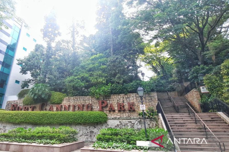 Fort Canning Park, taman indah penyimpan sejarah perang dunia