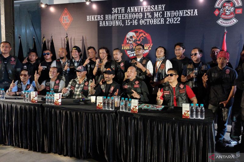 Vaksinasi COVID-19 meriahkan HUT Bikers Brotherhood 1% MC