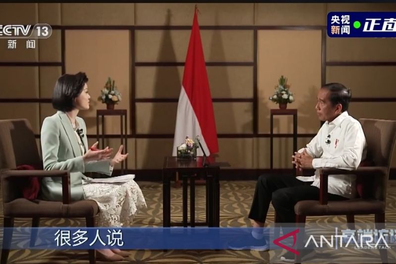 Wawancara Presiden Jokowi curi perhatian warga China