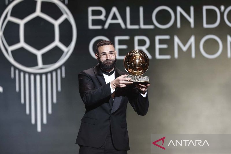 Karim Benzema Raih Ballon D'Or 2022 - ANTARA News