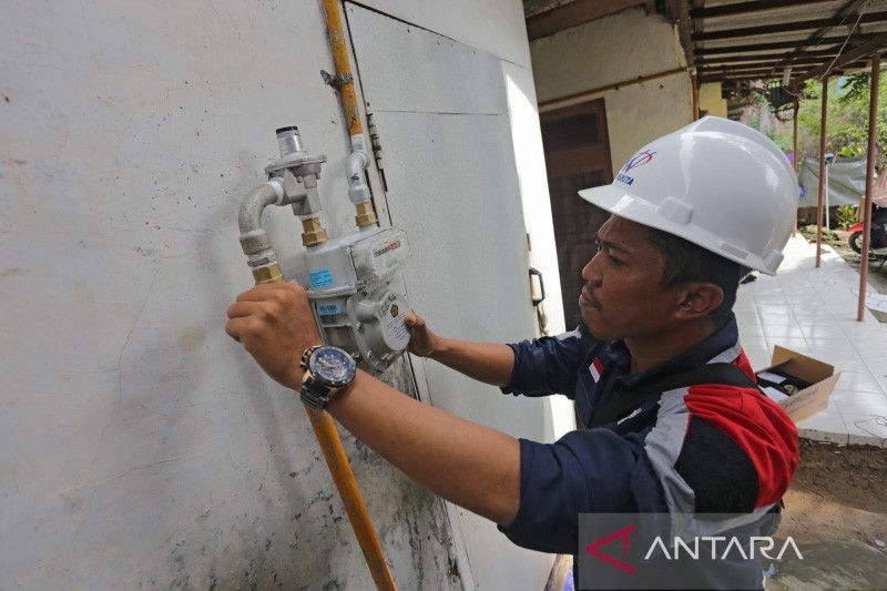 Pemasangan jaringan gas rumah tangga