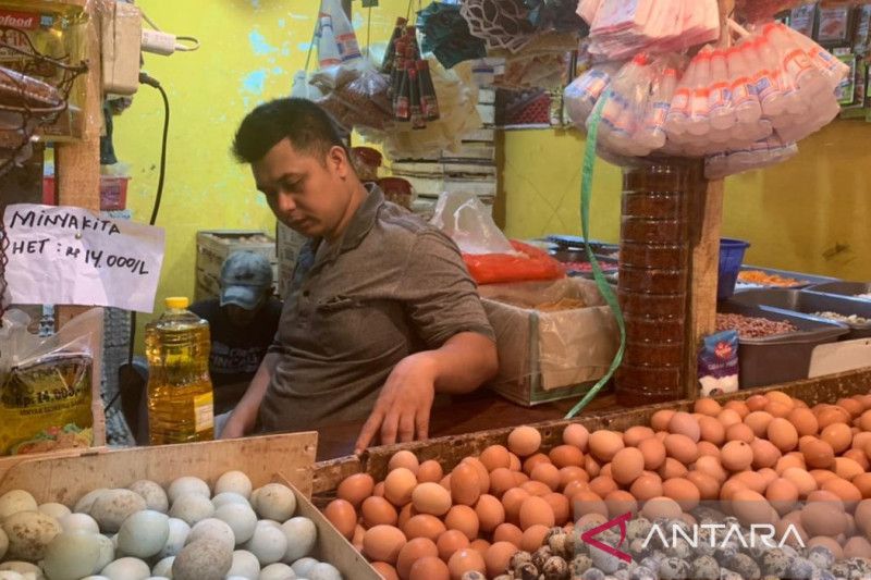 Harga telur di Cianjur naik jadi Rp 27.000 per kg