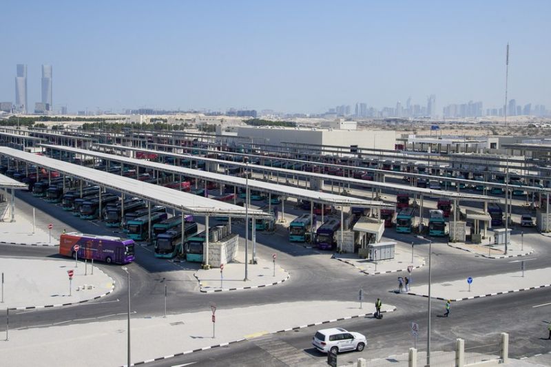 Jelang Piala Dunia 2022, Qatar resmikan depo bus listrik terbesar di dunia