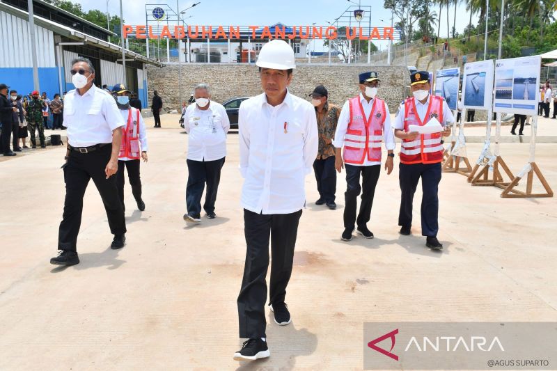 Presiden Jokowi Harap Tanjung Dry Port Tingkatkan Perdagangan Timah dan CPO