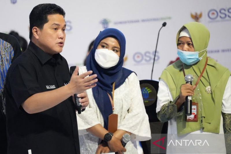 Erick Thohir: Pemberian NIB bentuk keberpihakan Jokowi pada UMKM