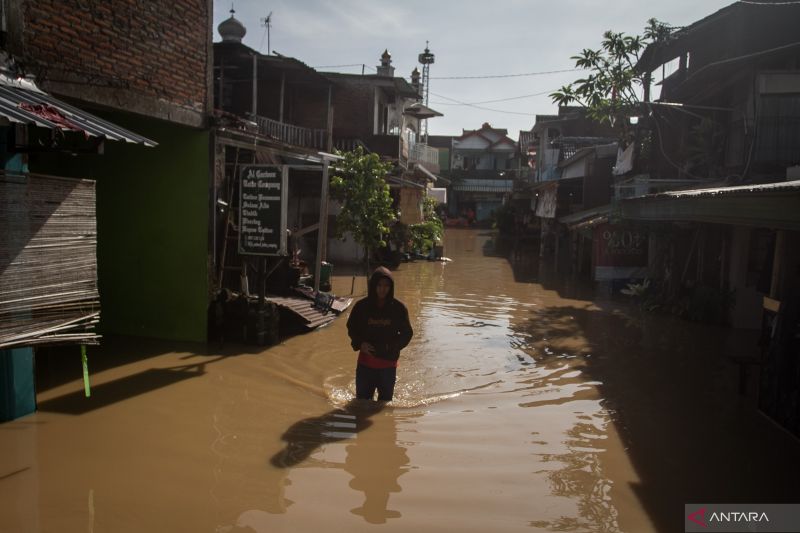 Banjir Luapan Sungai Bengawan Solo - ANTARA News