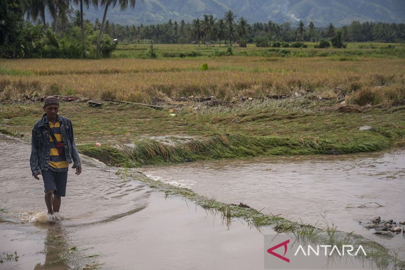 Banjir Luapan Sungai di Pakuli Utara Sigi