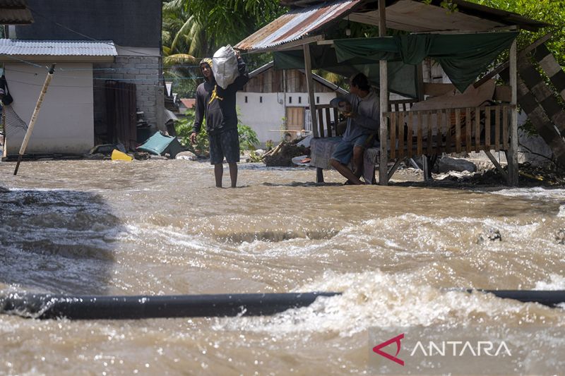 Banjir Luapan Sungai di Pakuli Utara Sigi