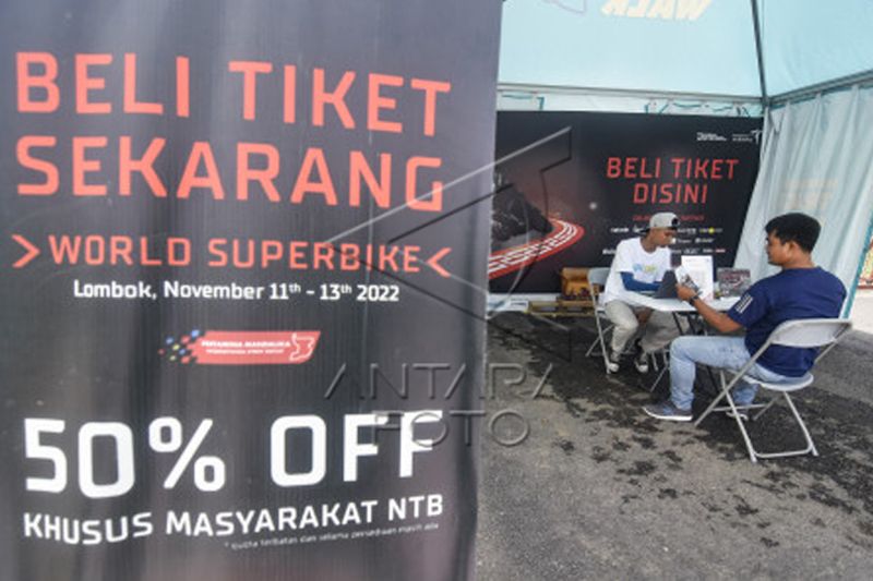 Tiket WSBK diskon 50 persen