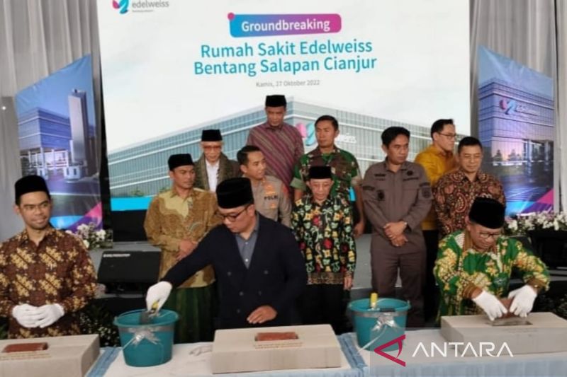 Ridwan Kamil letakkan batu pertama pembangunan rumah sakit NU Cianjur