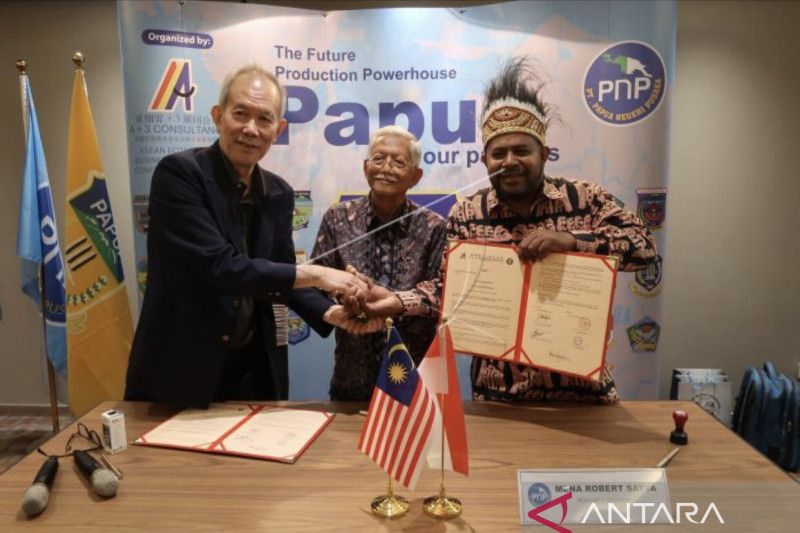 PENANDATANGANAN MOU INVESTASI UNTUK PAPUA