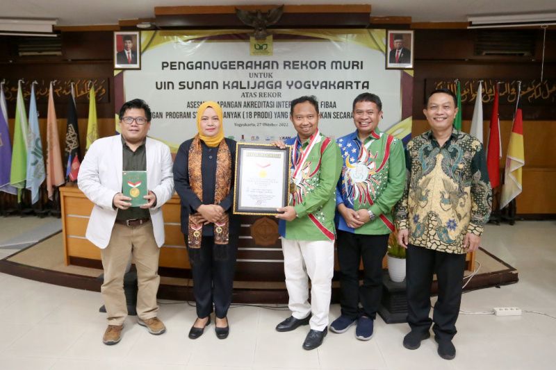 UIN Sunan Kalijaga torehkan rekor akreditasi internasional prodi terbanyak dari MURI