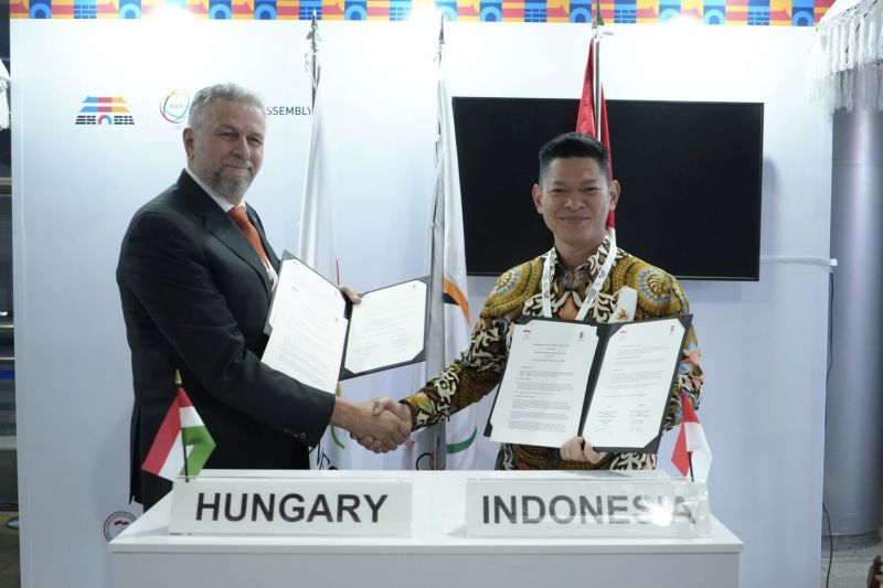 KOI menandatangani nota kesepahaman dengan Komite Olimpiade Hongaria untuk meningkatkan prestasi olahraga