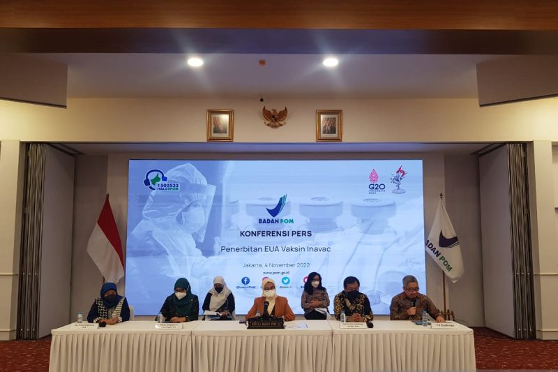 BPOM terbitkan EUA vaksin COVID-19 InaVac untuk penggunaan dosis primer