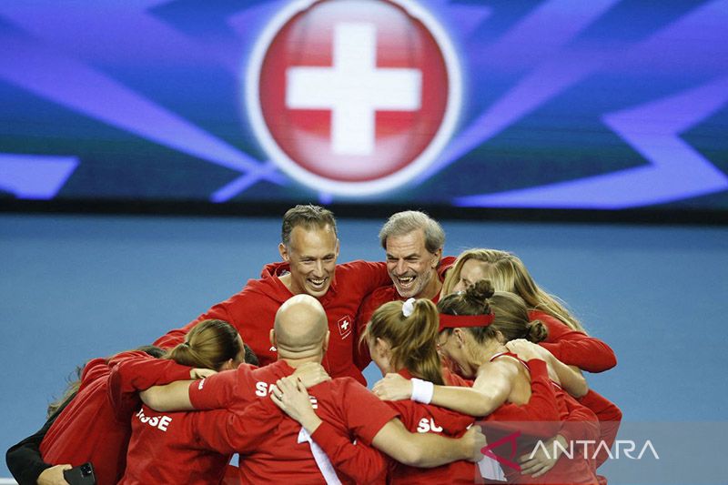 Swiss kalahkan Australia untuk menangi Piala Billie Jean King 2022