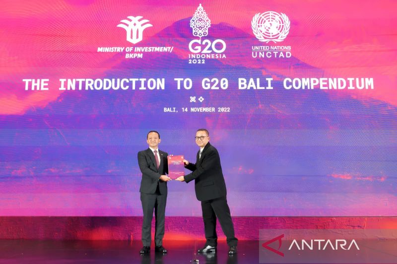 Kementerian Investasi resmi perkenalkan Bali Compendium G20 - ANTARA News