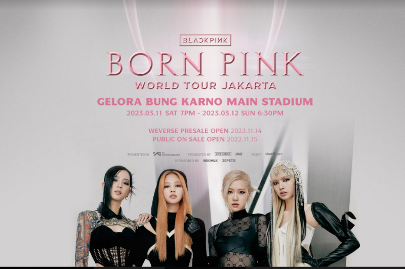 Tiket konser BLACKPINK di Jakarta bisa dibeli mulai hari ini