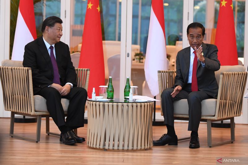 Jokowi dan Xi Jinping saksikan sejumlah penandatanganan kerja sama bilateral usai KTT G20
