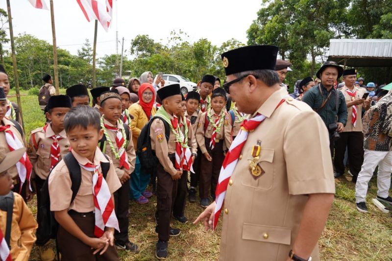 Ratusan anggota Pramuka se-Jabar turun mengabdi ke masyarakat