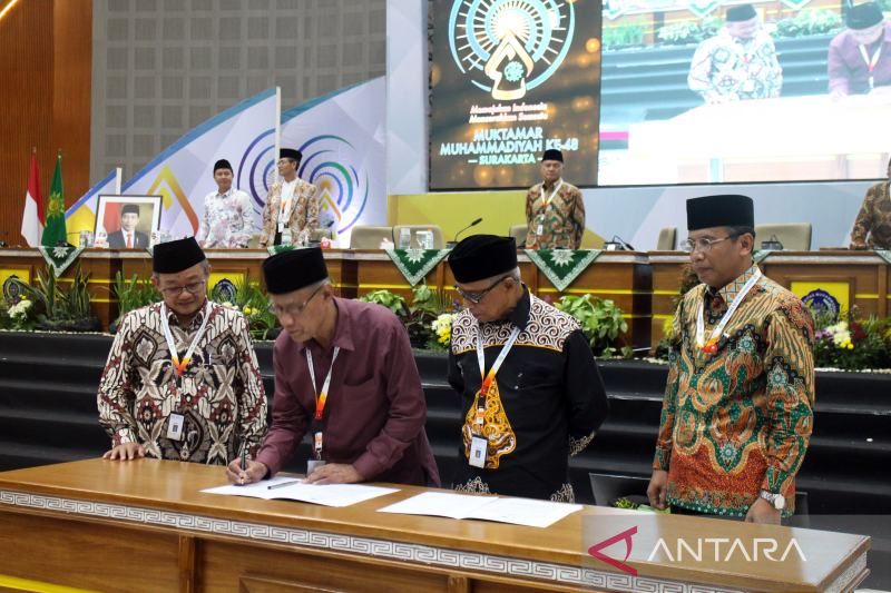 Haedar Nashir terpilih kembali jadi Ketua Umum PP Muhammadiyah 2022-2027