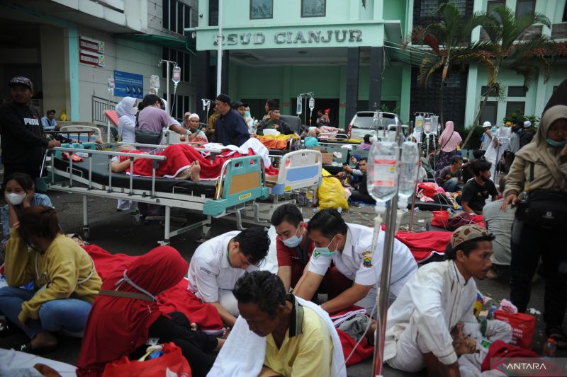 TNI AL segera kirim tim kesehatan bantu korban gempa di Kabupaten Cianjur