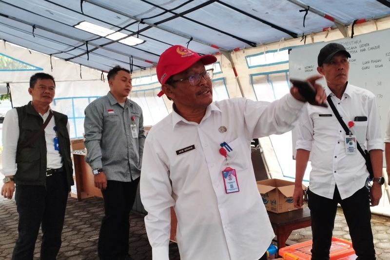 Disdikpora Cianjur data 1.417 ruangan rusak akibat gempa