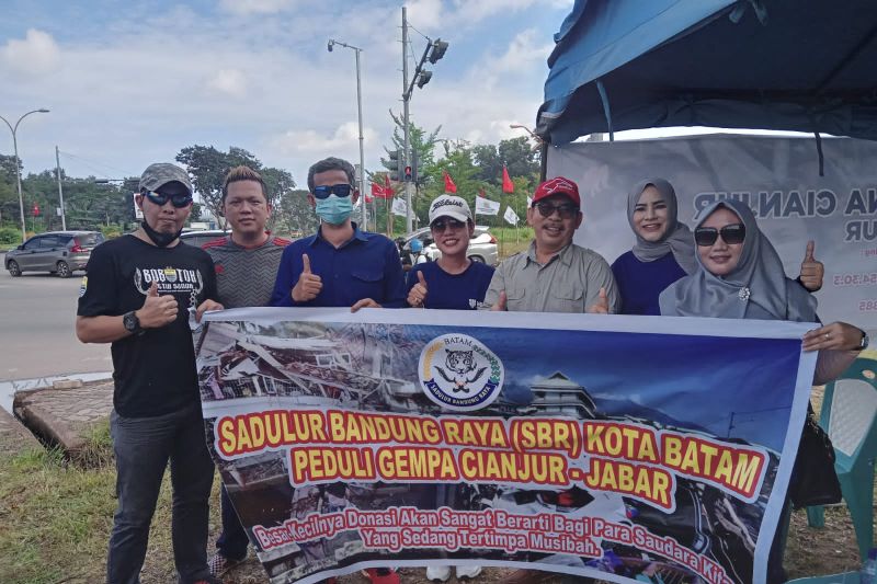 Paguyuban Bandung Raya Batam galang dana bagi korban gempa Cianjur