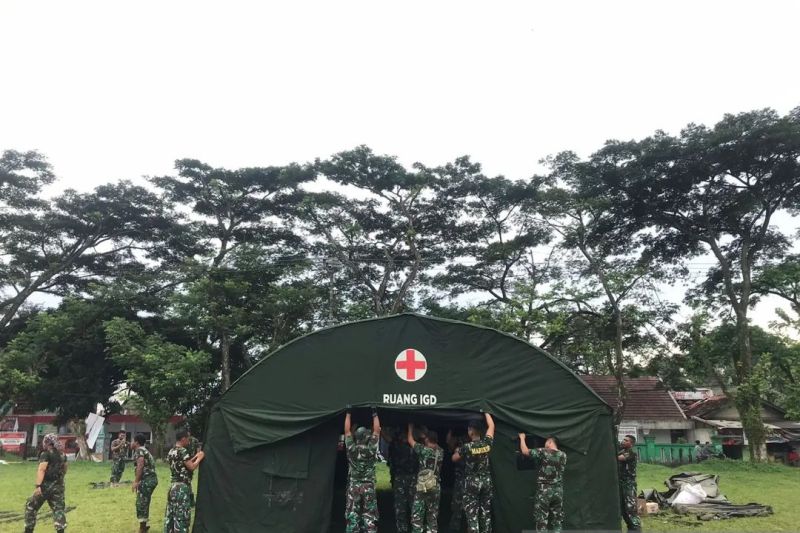TNI AL dukung Satgas Peduli Cianjur dengan RS lapangan canggih