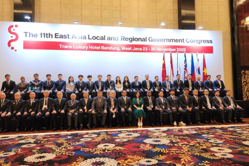 Kongres Pemda Asia Timur himpun Rp1,5 miliar untuk korban gempa Cianjur