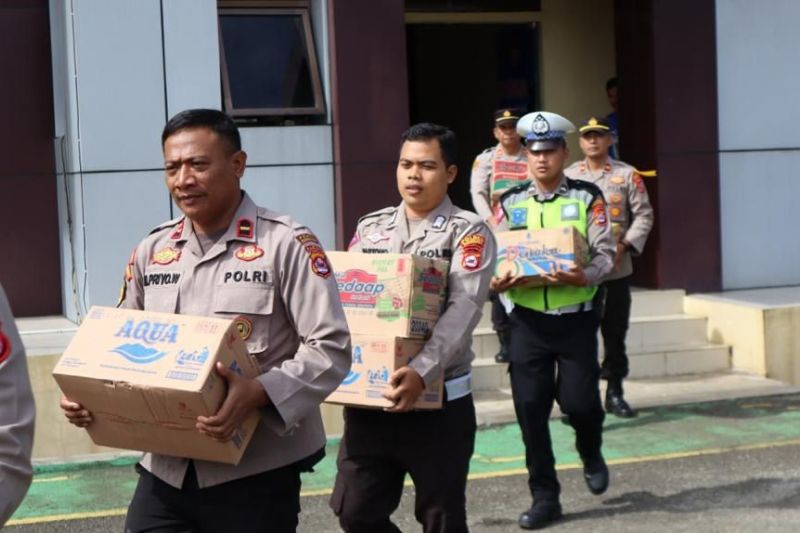Polres Pandeglang kirim bantuan logistik korban gempa Cianjur